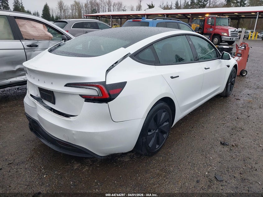 2024 Tesla Model 3 VIN 5YJ3E1EA7RF724367 IAAI salvage auction — REAR END, Wait Title, sold $12,700 on 2026-07-08 (photo 4)