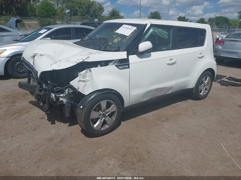 2019 Kia Soul VIN KNDJN2A24K7694655 IAAI salvage auction — FRONT END, Wait Title, sold $825 on 2026-09-30 (photo 2)