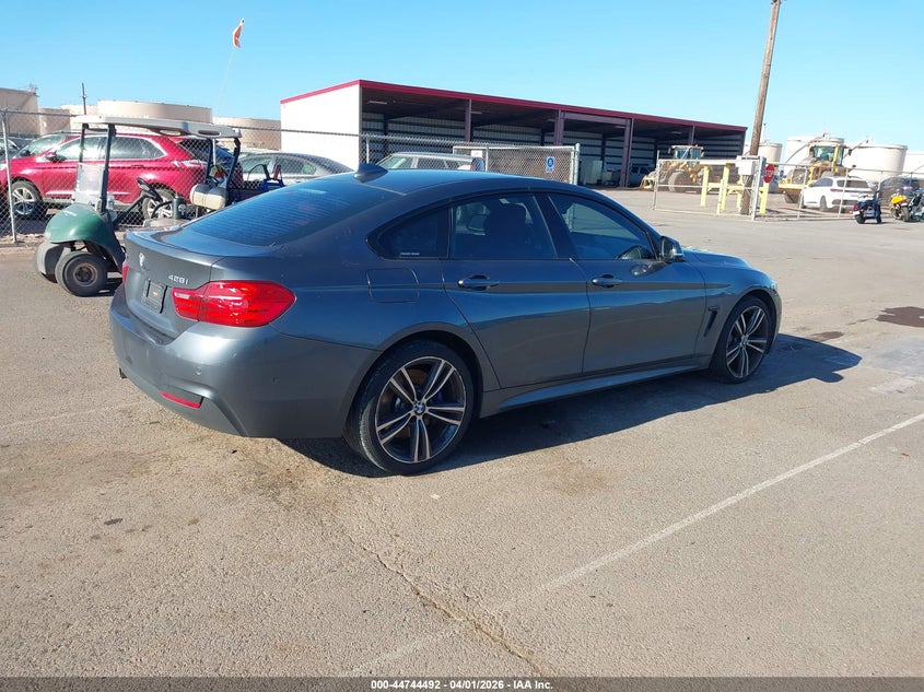 2016 BMW 4er VIN WBA4C9C54GG139602 IAAI salvage auction — WATER/FLOOD, Salvage (Hawaii), sold $1,750 on 2026-08-04 (photo 4)