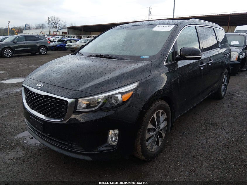 2016 Kia SEDONA VIN KNDMC5C13G6125415 IAAI salvage auction — FRONT END, Salvage (Texas), sold $1,400 on 2026-07-29 (photo 2)