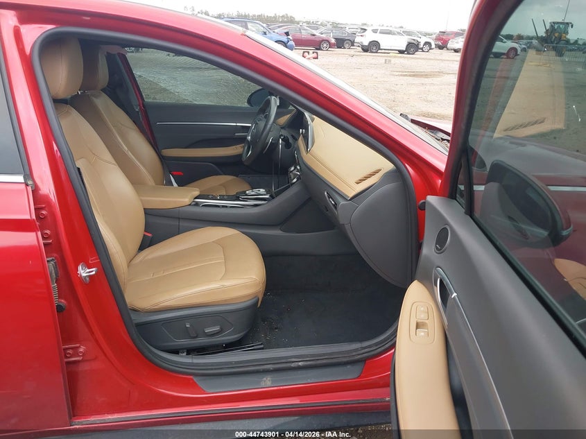 2021 Hyundai Sonata VIN 5NPEH4J28MH091811 IAAI salvage auction — LEFT SIDE, Salvage (Texas), sold $4,300 on 2026-07-09 (photo 5)