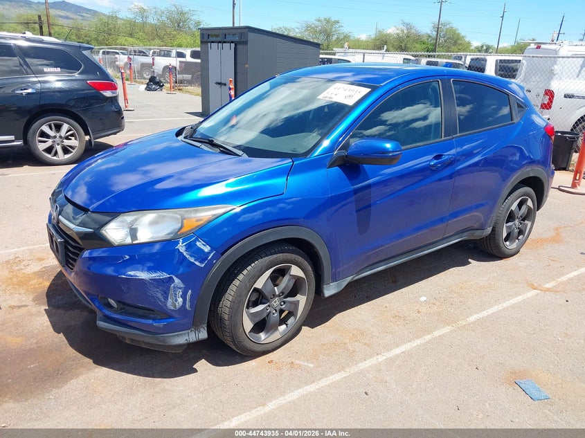 2018 Honda Hr-v VIN 3CZRU5H55JM700033 IAAI salvage auction — FRONT END, Salvage (Hawaii), sold $4,300 on 2026-08-04 (photo 2)