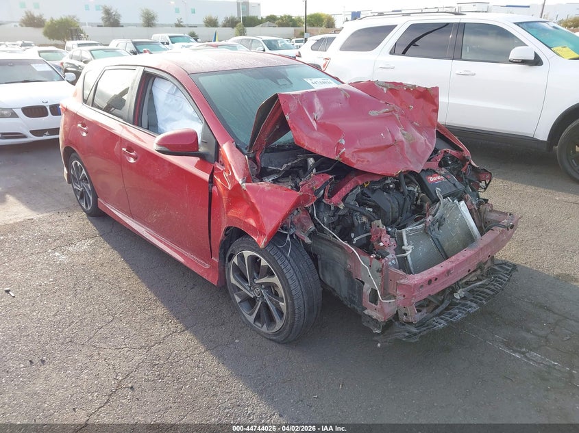 2017 Toyota Corolla VIN JTNKARJE7HJ542685 IAAI salvage auction — FRONT END, Wait Title, sold $1,025 on 2026-08-14 (photo 1)