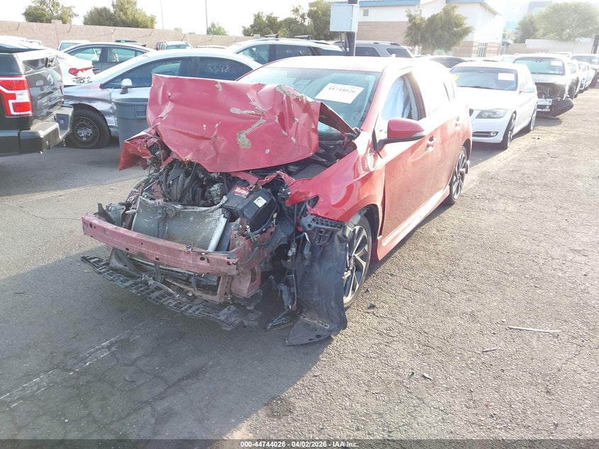 2017 Toyota Corolla VIN JTNKARJE7HJ542685 IAAI salvage auction — FRONT END, Wait Title, sold $1,025 on 2026-08-14 (photo 2)