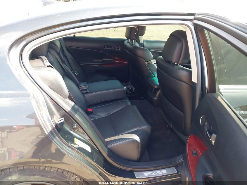 2011 Lexus Gs VIN JTHCE1KS2B0028354 IAAI salvage auction — REAR END, Clear (Virginia), sold $1,300 on 2026-07-29 (photo 8)