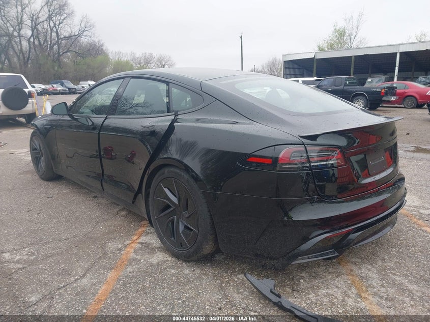 2026 Tesla Model s VIN 5YJSA1E66TF557543 IAAI salvage auction — FRONT END, Wait Title, sold $44,750 on 2026-07-08 (photo 3)