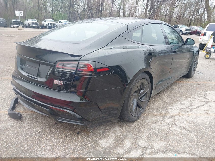 2026 Tesla Model s VIN 5YJSA1E66TF557543 IAAI salvage auction — FRONT END, Wait Title, sold $44,750 on 2026-07-08 (photo 4)