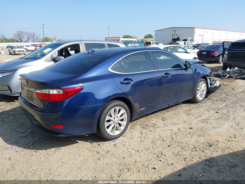 2015 Lexus ES VIN JTHBW1GG9F2092592 IAAI salvage auction — FRONT END, Wait Title, sold $2,775 on 2026-07-09 (photo 4)