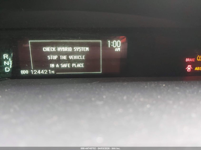2012 Toyota Prius VIN JTDKN3DU7C5521717 IAAI salvage auction — FRONT END, Wait Title, sold $1,300 on 2026-07-13 (photo 7)