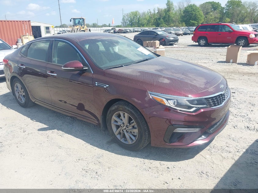 2020 Kia Optima VIN 5XXGT4L36LG445459 IAAI salvage auction — LEFT REAR, Salvage (Georgia), sold $1,950 on 2026-07-13 (photo 1)