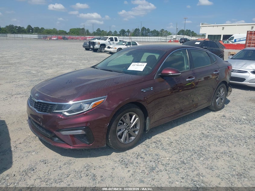 2020 Kia Optima VIN 5XXGT4L36LG445459 IAAI salvage auction — LEFT REAR, Salvage (Georgia), sold $1,950 on 2026-07-13 (photo 2)