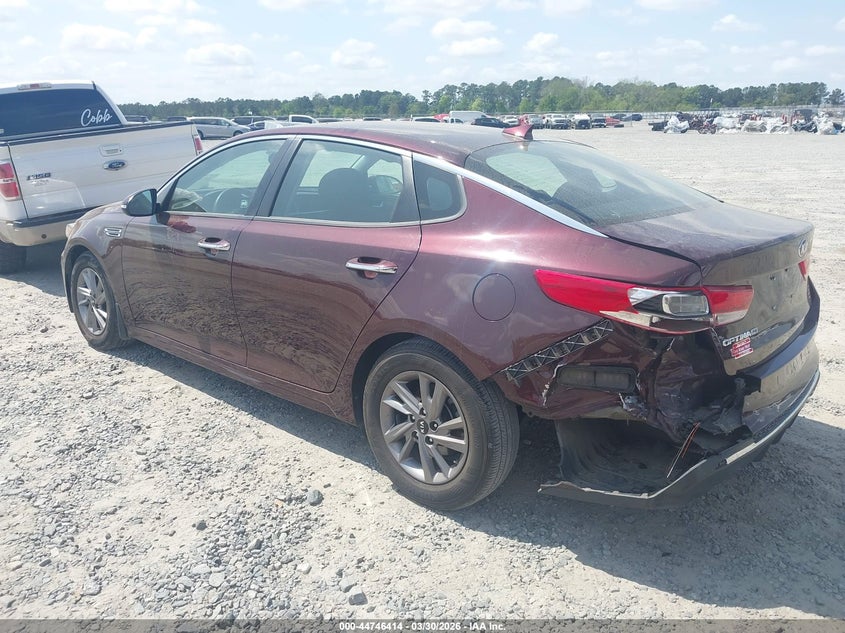 2020 Kia Optima VIN 5XXGT4L36LG445459 IAAI salvage auction — LEFT REAR, Salvage (Georgia), sold $1,950 on 2026-07-13 (photo 3)