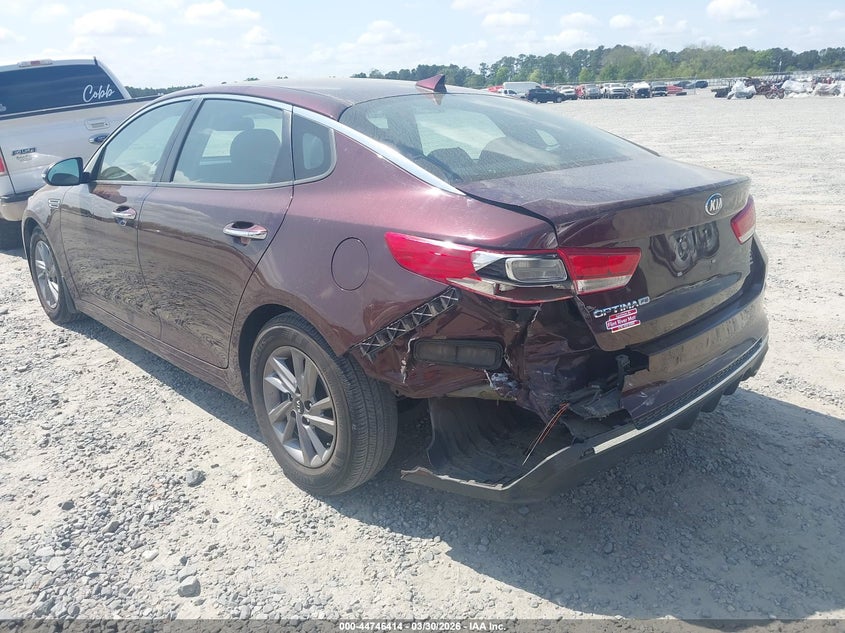 2020 Kia Optima VIN 5XXGT4L36LG445459 IAAI salvage auction — LEFT REAR, Salvage (Georgia), sold $1,950 on 2026-07-13 (photo 6)