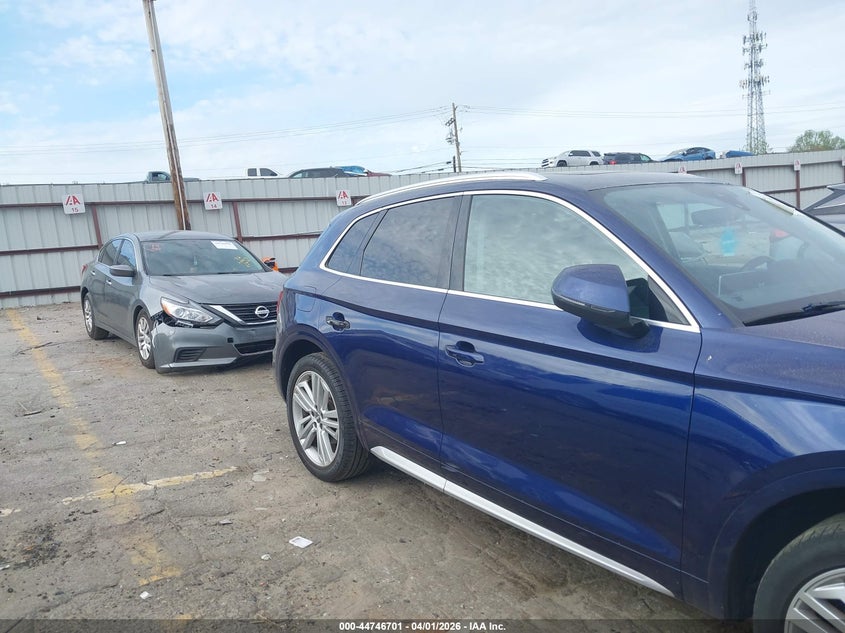 2018 Audi Q5 VIN WA1BNAFY1J2010985 IAAI salvage auction — LEFT REAR, Clear (South Carolina), sold $12,500 on 2026-07-08 (photo 6)