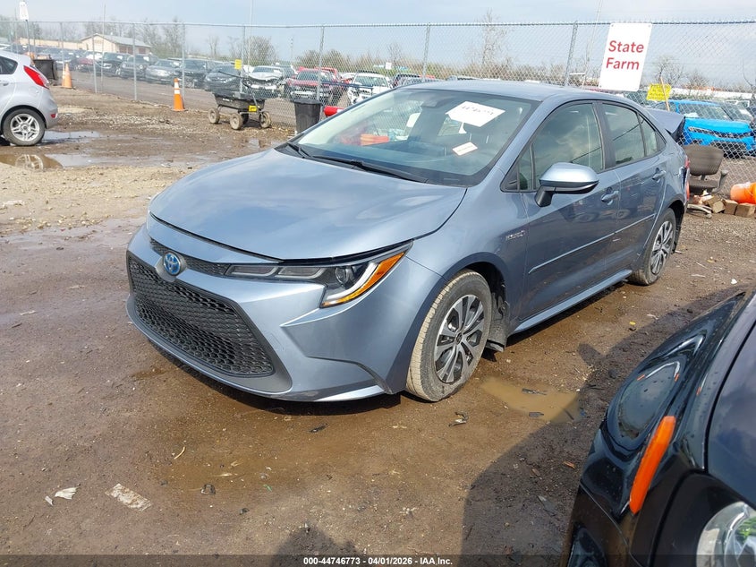 2021 Toyota Corolla VIN JTDEAMDE6MJ032855 IAAI salvage auction — REAR END, Wait Title, sold $4,300 on 2026-07-09 (photo 2)