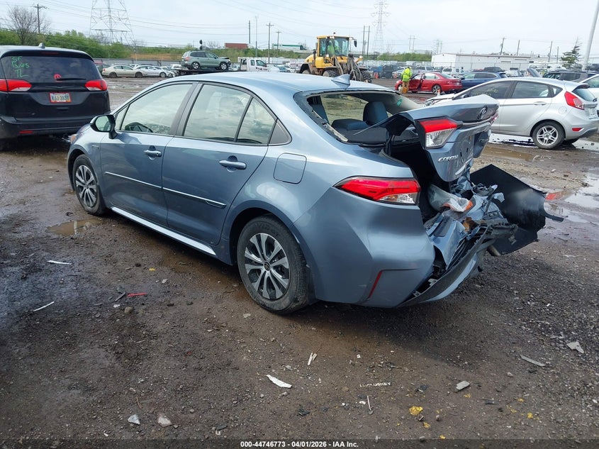 2021 Toyota Corolla VIN JTDEAMDE6MJ032855 IAAI salvage auction — REAR END, Wait Title, sold $4,300 on 2026-07-09 (photo 3)