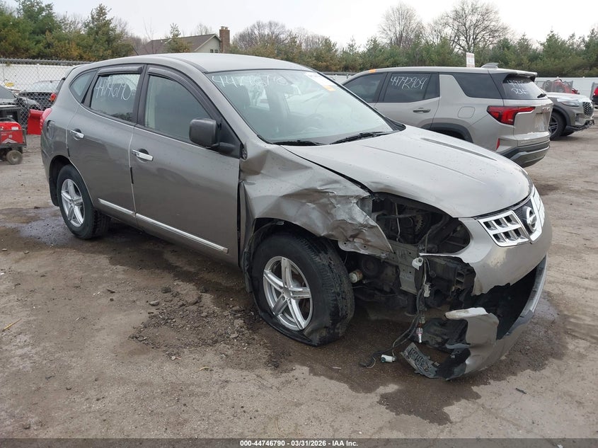 2012 Nissan Rogue VIN JN8AS5MV0CW389357 IAAI salvage auction — RIGHT FRONT, Clear (Indiana), sold $300 on 2026-07-07 (photo 1)