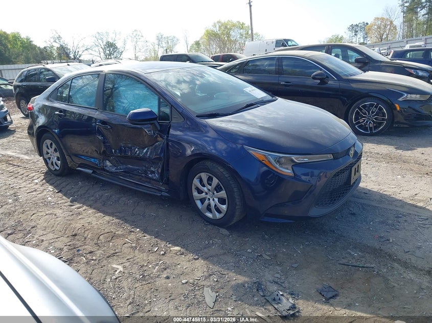2022 Toyota Corolla VIN 5YFEPMAE1NP325496 IAAI salvage auction — RIGHT SIDE, Salvage (Georgia), sold $3,550 on 2026-07-08 (photo 1)
