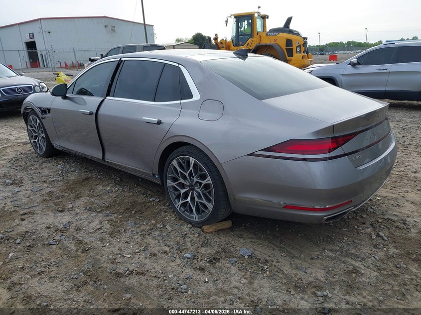 2024 Genesis G90 VIN KMTFC4SD5RU038064 IAAI salvage auction — FRONT END, Wait Title, sold $25,200 on 2026-07-13 (photo 3)