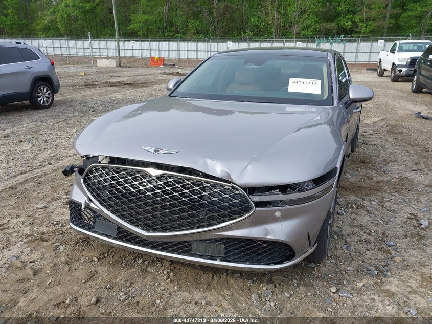 2024 Genesis G90 VIN KMTFC4SD5RU038064 IAAI salvage auction — FRONT END, Wait Title, sold $25,200 on 2026-07-13 (photo 6)