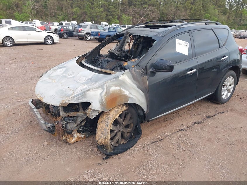 2012 Nissan Murano VIN JN8AZ1MU7CW119327 IAAI salvage auction — Burn Interior, Salvage (Alabama), sold $25 on 2026-07-29 (photo 2)