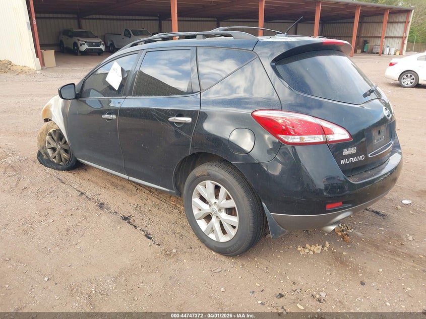 2012 Nissan Murano VIN JN8AZ1MU7CW119327 IAAI salvage auction — Burn Interior, Salvage (Alabama), sold $25 on 2026-07-29 (photo 3)