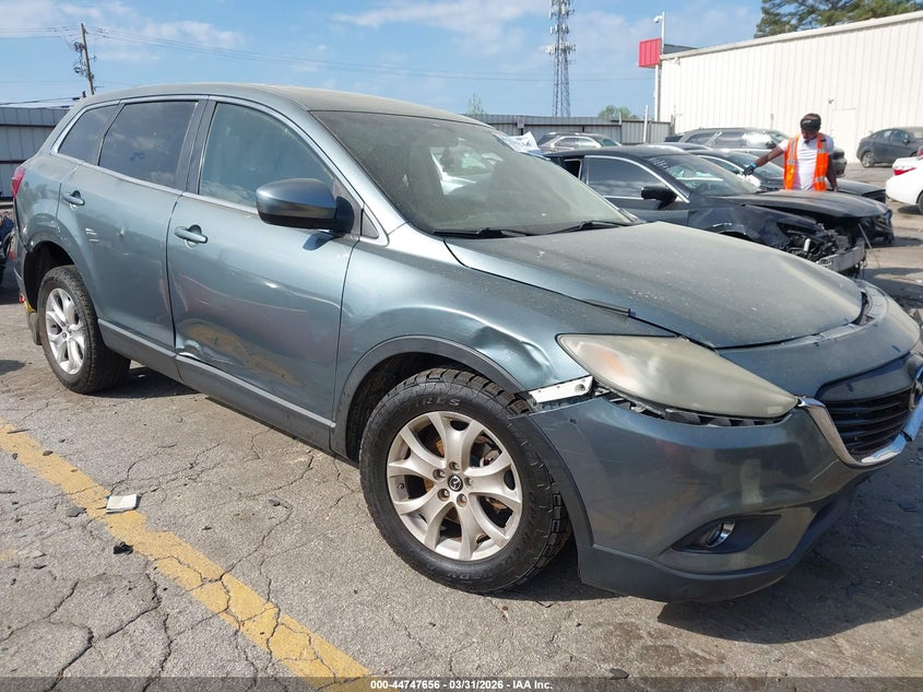 2013 Mazda Cx-9 VIN JM3TB3CVXD0408969 IAAI salvage auction — LEFT FRONT, Salvage (Georgia), sold $450 on 2026-07-08 (photo 1)