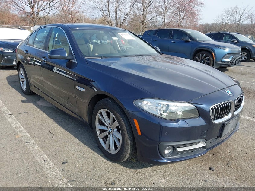 2016 BMW 5er VIN WBA5A7C59GG151114 IAAI salvage auction — LEFT SIDE, Salvage (New Jersey), sold $4,750 on 2026-07-13 (photo 1)
