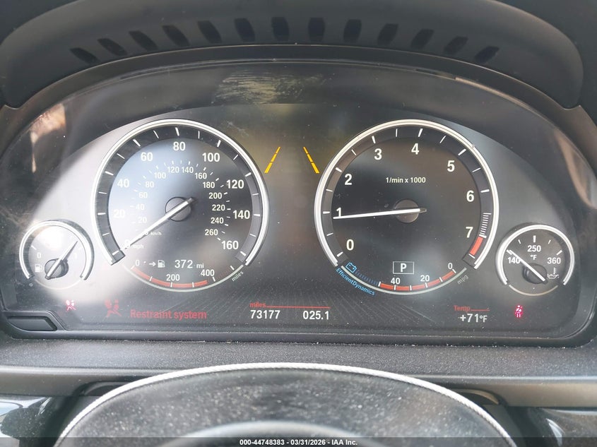 2016 BMW 5er VIN WBA5A7C59GG151114 IAAI salvage auction — LEFT SIDE, Salvage (New Jersey), sold $4,750 on 2026-07-13 (photo 7)