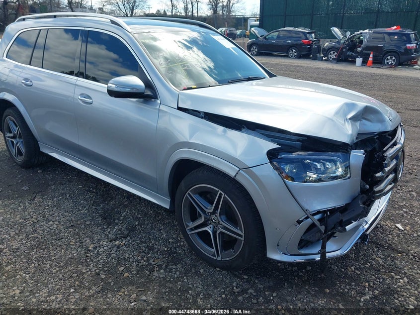 2025 Mercedes-benz Gls-class VIN 4JGFF5KE1SB292131 IAAI salvage auction — FRONT END, Wait Title, sold $25,250 on 2026-07-30 (photo 1)