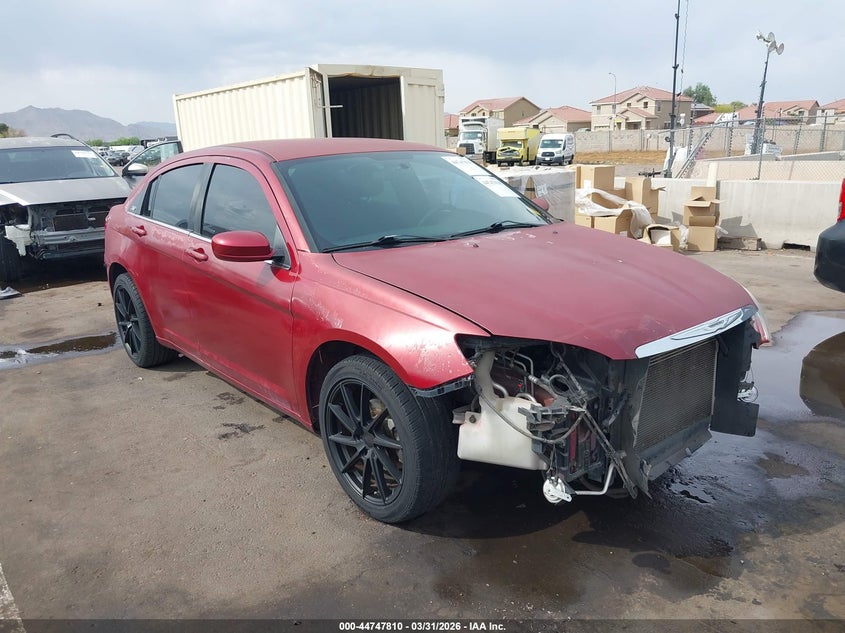 2013 Chrysler 200 VIN 1C3CCBAB3DN671465 IAAI salvage auction — FRONT END, Wait Title, sold $500 on 2026-07-09 (photo 1)