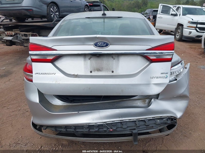 2017 Ford Fusion VIN 3FA6P0LU4HR336742 IAAI salvage auction — REAR END, Wait Title, sold $750 on 2026-07-25 (photo 6)