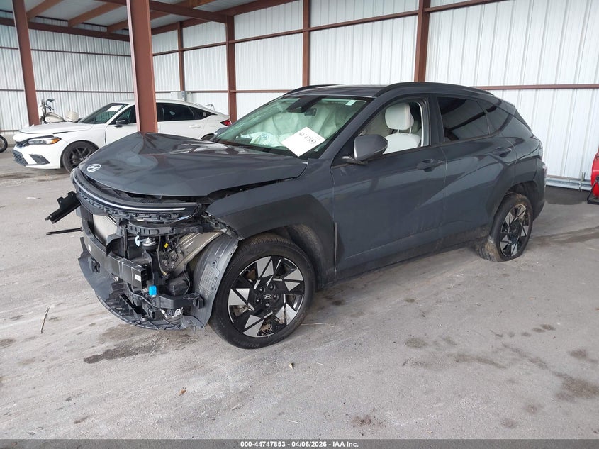 2024 Hyundai Kona VIN KM8HC3AB8RU182446 IAAI salvage auction — RIGHT FRONT, Wait Title, sold $3,750 on 2026-07-15 (photo 2)