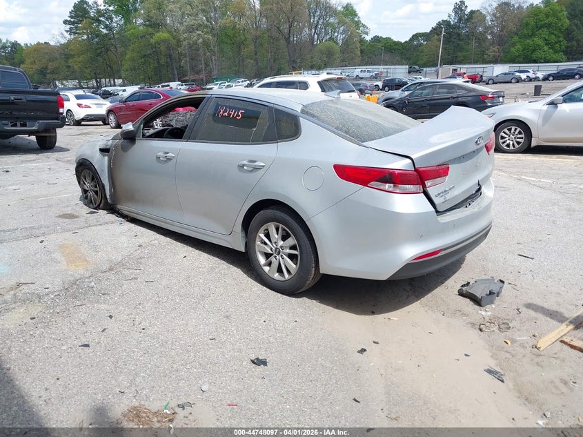 2018 Kia Optima VIN 5XXGT4L30JG182415 IAAI salvage auction — UNKNOWN, Bill Of Sale (Georgia), sold $325 on 2026-07-15 (photo 3)
