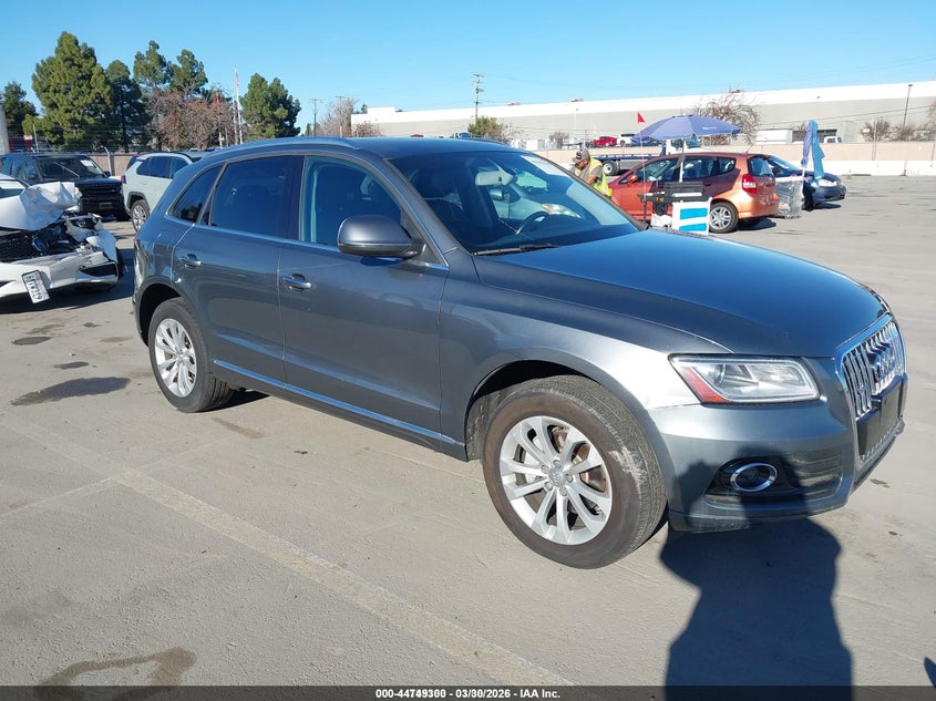 2015 Audi Q5 VIN WA1LFAFP9FA024994 IAAI salvage auction — LEFT SIDE, Wait Title, sold $850 on 2026-07-13 (photo 1)