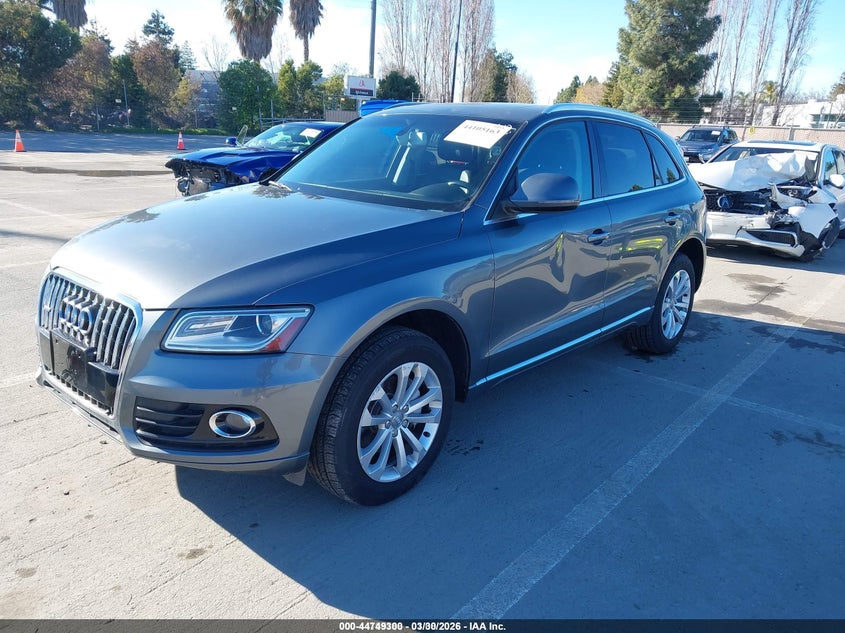 2015 Audi Q5 VIN WA1LFAFP9FA024994 IAAI salvage auction — LEFT SIDE, Wait Title, sold $850 on 2026-07-13 (photo 2)