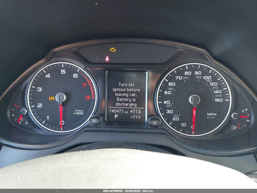 2015 Audi Q5 VIN WA1LFAFP9FA024994 IAAI salvage auction — LEFT SIDE, Wait Title, sold $850 on 2026-07-13 (photo 7)