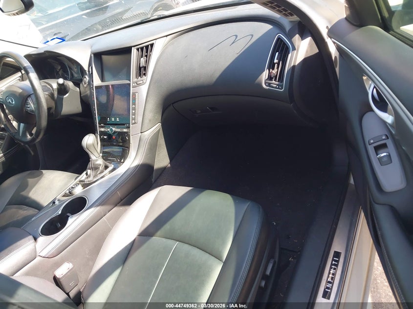 2016 Infiniti Q50 VIN JN1EV7AP7GM304184 IAAI salvage auction — HAIL, Original (Texas), sold $1,500 on 2026-08-24 (photo 5)