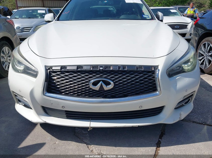 2016 Infiniti Q50 VIN JN1EV7AP7GM304184 IAAI salvage auction — HAIL, Original (Texas), sold $1,500 on 2026-08-24 (photo 6)