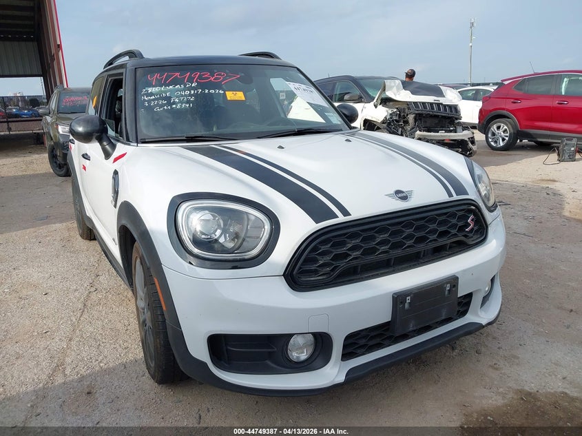 2019 Mini Countryman VIN WMZYT5C59K3G92116 IAAI salvage auction — BIO HAZARD, Salvage (Texas), sold $5,500 on 2026-07-28 (photo 1)