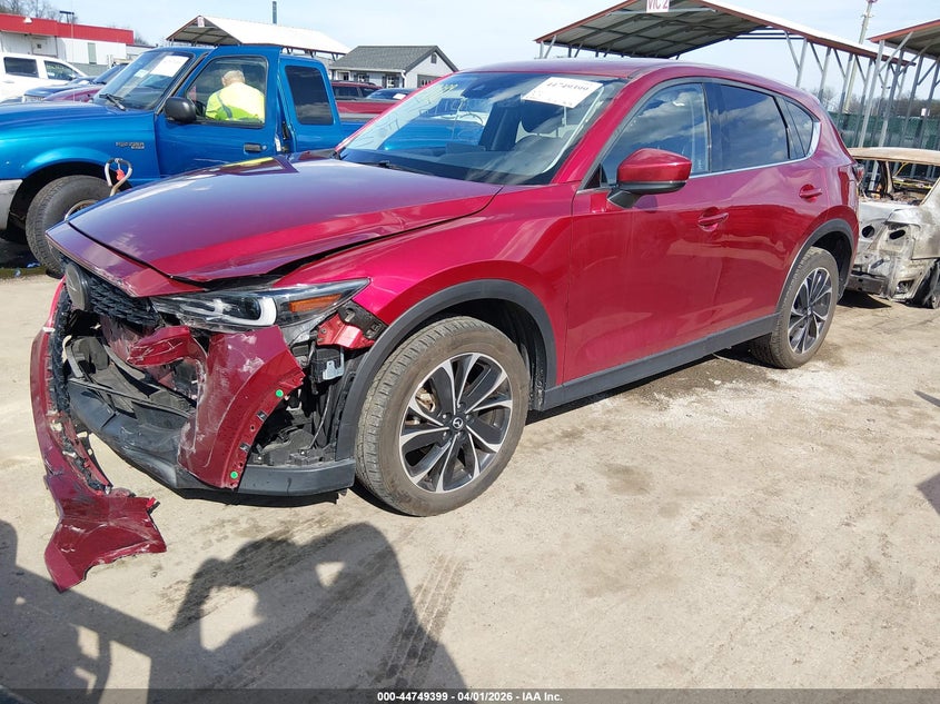 2022 Mazda Cx-5 VIN JM3KFBDM7N0636090 IAAI salvage auction — FRONT END, Wait Title, sold $7,700 on 2026-07-09 (photo 2)