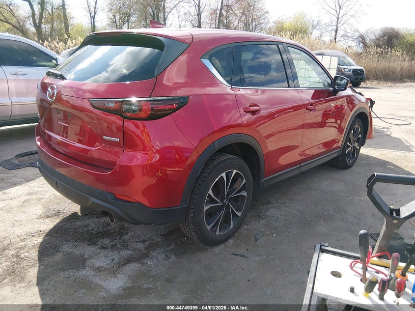 2022 Mazda Cx-5 VIN JM3KFBDM7N0636090 IAAI salvage auction — FRONT END, Wait Title, sold $7,700 on 2026-07-09 (photo 4)