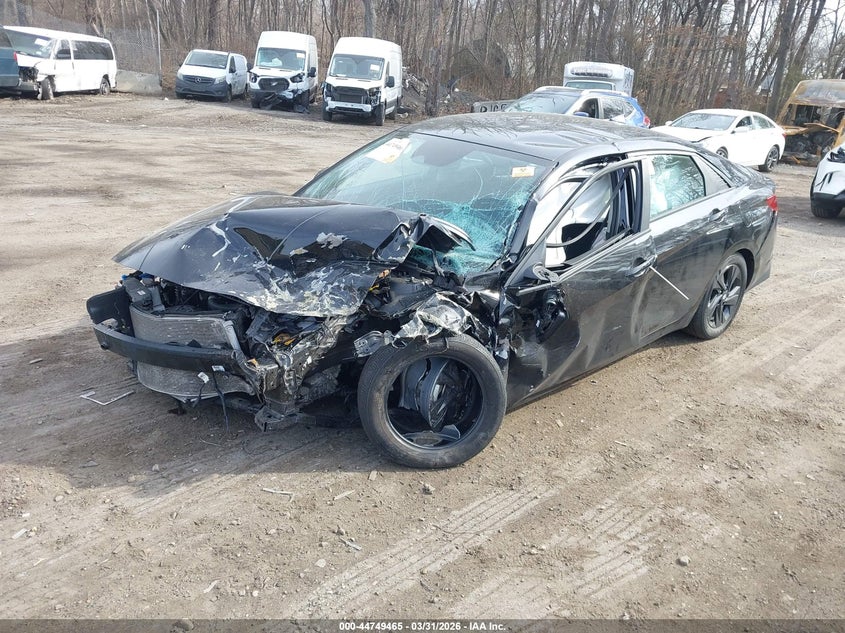 2023 Hyundai Elantra VIN KMHLM4AG7PU380313 IAAI salvage auction — BIO HAZARD, Salvage (Idaho), sold $400 on 2026-07-28 (photo 2)