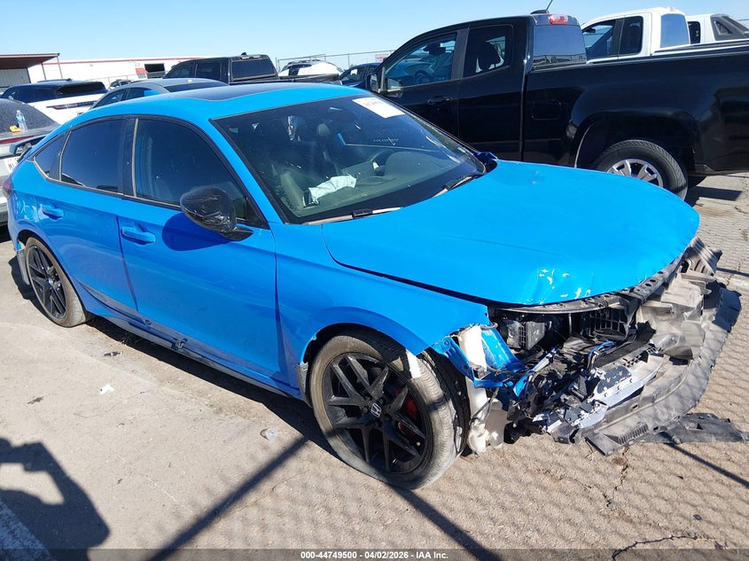 2025 Honda Civic VIN JHMFL4H88SX002154 IAAI salvage auction — LEFT SIDE, Original (Texas), sold $4,375 on 2026-07-29 (photo 1)