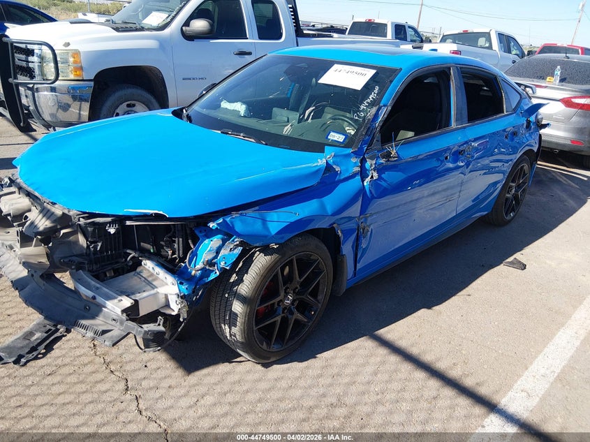 2025 Honda Civic VIN JHMFL4H88SX002154 IAAI salvage auction — LEFT SIDE, Original (Texas), sold $4,375 on 2026-07-29 (photo 2)
