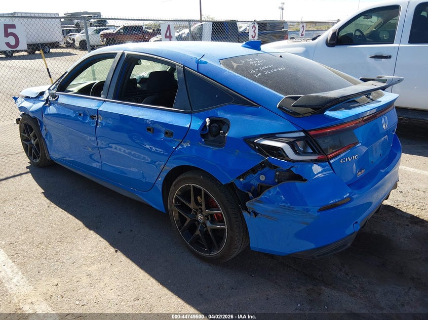 2025 Honda Civic VIN JHMFL4H88SX002154 IAAI salvage auction — LEFT SIDE, Original (Texas), sold $4,375 on 2026-07-29 (photo 3)