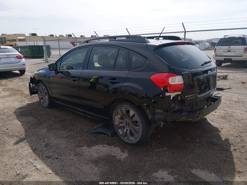 2015 Subaru Impreza VIN JF1GPAU68F8247118 IAAI salvage auction — REAR END, Wait Title, sold $1,050 on 2026-07-17 (photo 3)