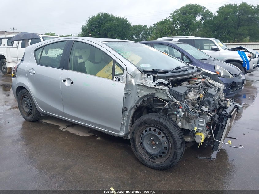 2016 Toyota Prius c VIN JTDKDTB30G1120973 IAAI salvage auction — FRONT END, Original (Texas), sold $1,350 on 2026-07-14 (photo 1)