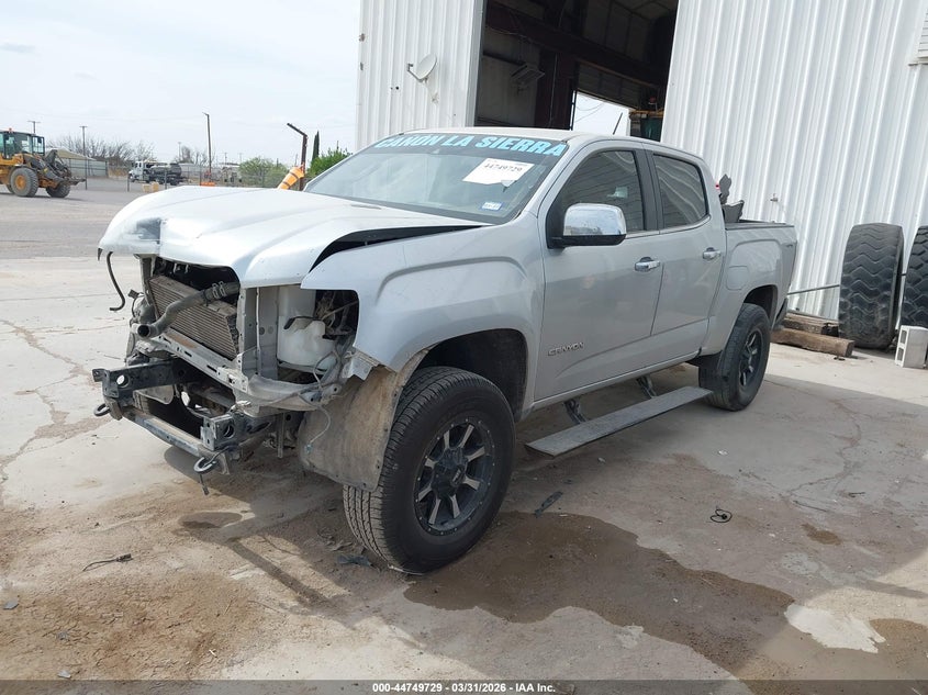 2016 Gmc Canyon VIN 1GTP6DE19G1283024 IAAI salvage auction — FRONT END, Original (Texas), sold $3,900 on 2026-07-09 (photo 2)