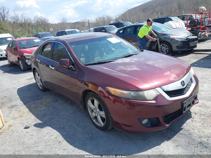 2010 Acura Tsx VIN JH4CU2F6XAC033157 IAAI salvage auction — LEFT SIDE, Clear (Virginia), sold $500 on 2026-07-07 (photo 1)